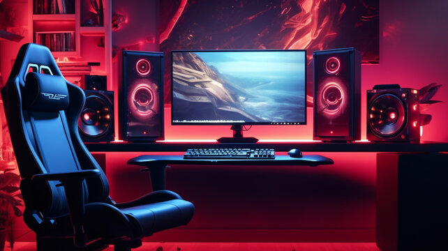 Pc Gaming Setup Images – Browse 3,123 Stock Photos, Vectors, and