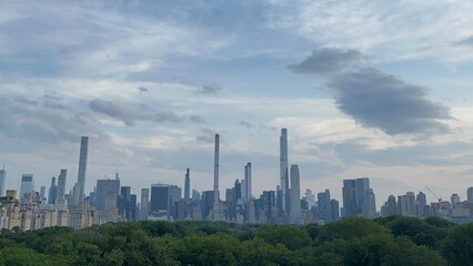 Fototapeta na wymiar The New York City view over Central Park