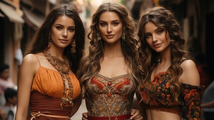 Obraz premium Model shoot in India - portrait shot