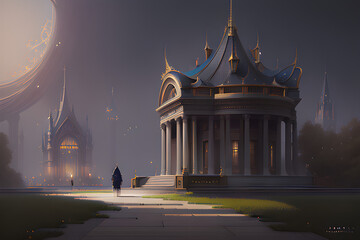 Obraz premium the temple of heaven city