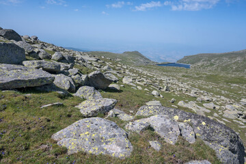 Landscape of Rila Mountain near Kalin peak, Bulgaria