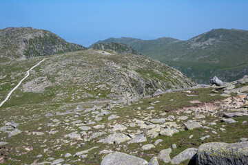 Landscape of Rila Mountain near Kalin peak, Bulgaria