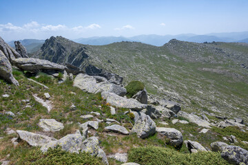 Landscape of Rila Mountain near Kalin peak, Bulgaria