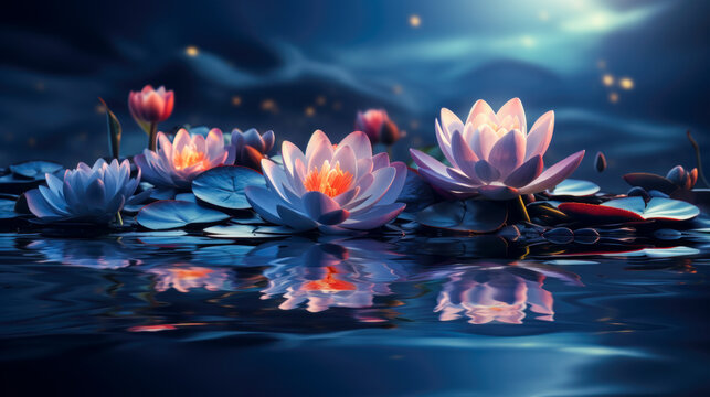 Lotus on sale flower wallpaper