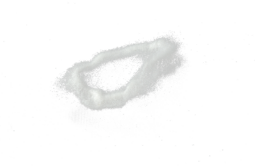 White Sand flying explosion, particle dot grain wave explode. Abstract cloud fly. White colored sand splash throwing in Air. Black background Isolated, circle 0 number