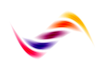 A vibrant and playful design featuring rainbow-color lines arranged in a dynamic composition, perfect for adding a pop of color to any project