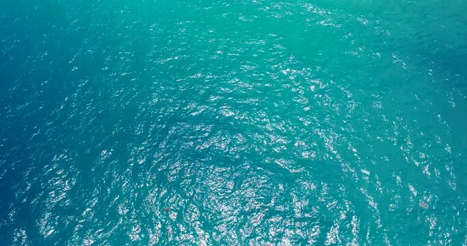 aerial view sea wave texture 