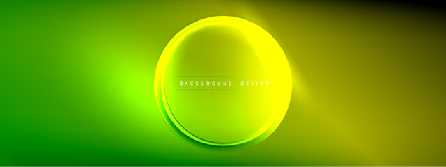 Vector abstract background - liquid transparent bubble shapes on fluid gradient with shadows and light effects