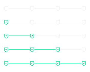 3 timeline, step or progress infographic