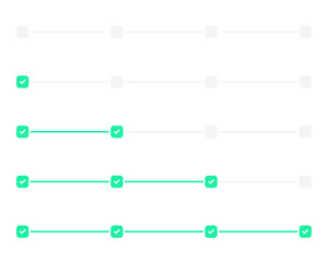 3 timeline, step or progress infographic