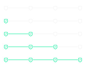 3 timeline, step or progress infographic