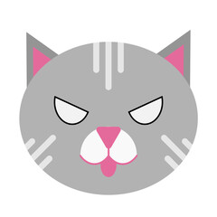 Cat face Illustration Vector
