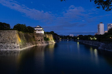 Fototapeta na wymiar 大阪城の夜景