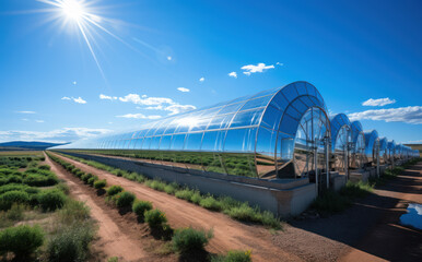  solar thermal plant of mirrors and towers 
