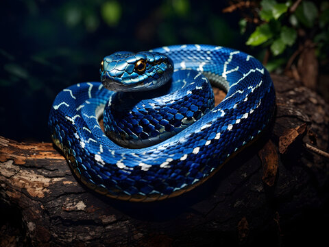 snake on a tree
