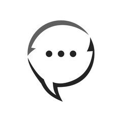 communication logo template. Icon Illustration Brand Identity. Isolated and flat illustration. Vector graphic