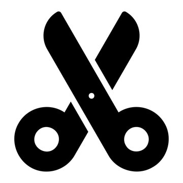 scissors glyph icon