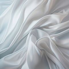 Obraz premium white silk fabric background