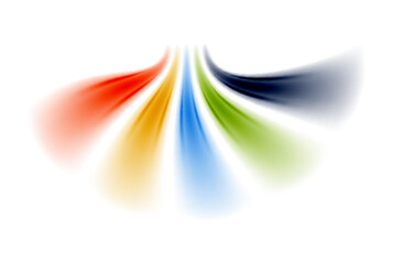 A vibrant and playful design featuring rainbow-color lines arranged in a dynamic composition, perfect for adding a pop of color to any project