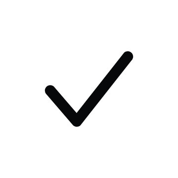 chek mark black outline logo icon