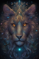 illustration of a lion
Generative AI