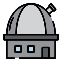 observatory icon vector 