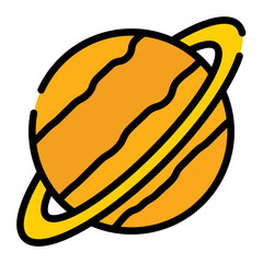 saturn icon vector  © mnauliady