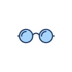 Glasses icon vector. Glasses sign and symbol