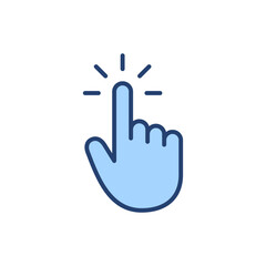 Obraz premium Hand cursor icon vector. cursor sign and symbol. hand cursor icon clik