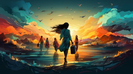 International Day of Migration 18th December Generative AI