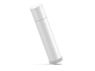 Lip balm container tubes with twist bottom mockup, 3d render illustration
