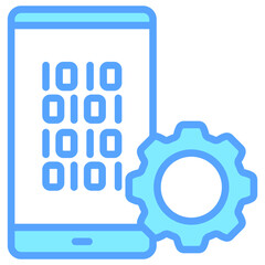 data setting icon, are often used in design, websites, or applications, banner, flyer to convey specific concepts related to data management and security.