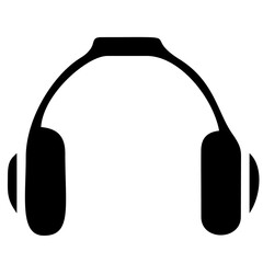 headphones isolated on white background