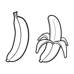 banana fruit food fresh yellow cartoon art