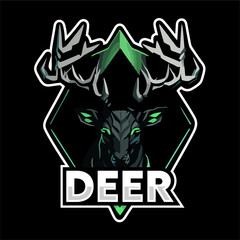 Deer gaming logo with best quality 