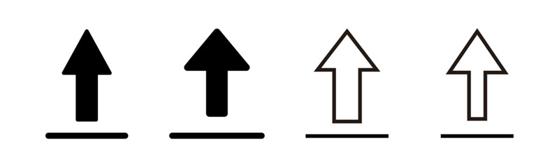 Fototapeta na wymiar Upload icon set illustration. load data sign and symbol