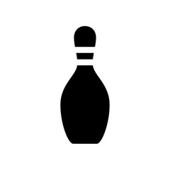 Bowling Striking Victory icon vector design templates