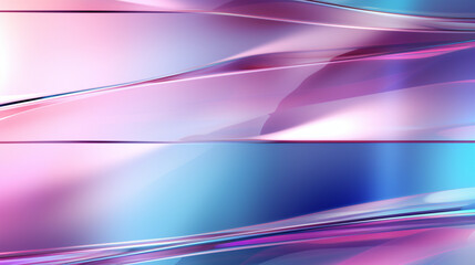 Abstract minimalist pink glass banner, background, wallpaper. Futuristic design. Generative AI