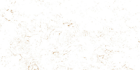 Brown spots on white background, brown grunge drops texture.