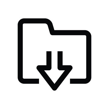 Data Storage Download Vector Icon