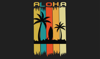 Aloha T shirt Design