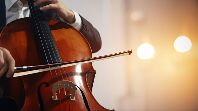 The unrecognizable person's passion for the cello shines through their expressive performance, leaving a lasting impression.