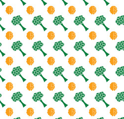 Digital png illustration of green and yellow pattern on transparent background