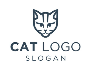 Logo design about Cat on a white background. made using the CorelDraw application.