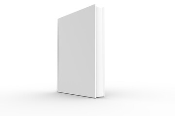 Obraz premium Digital png illustration of white book with copy space on transparent background