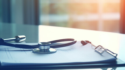 With focused expressions, the doctor and nurse are checking the patient's medical record on a clipboard to plan the next course of action.