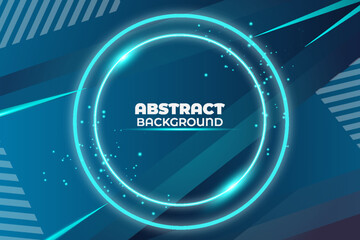 Abstract Shine Background Blue