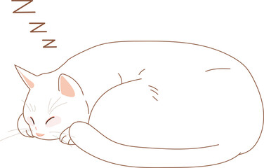 sleeping cat