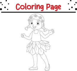 Halloween  coloring pages for kids. Black and white Moth vector illustration for children coloring book