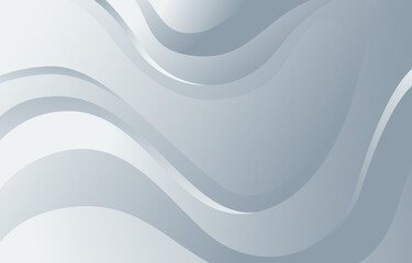 Gray and white wave abstract subtle background